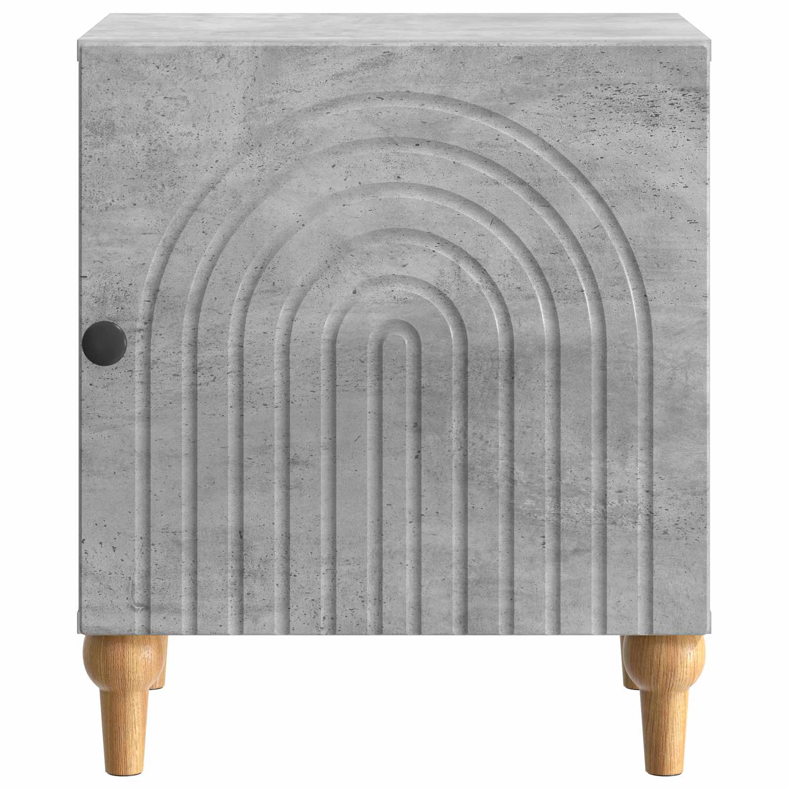 Noční Skříňka 2 Pcs Betonově Šedá 43 X 34,5 X 50 Cm