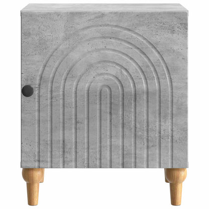 Noční Skříňka 2 Pcs Betonově Šedá 43 X 34,5 X 50 Cm