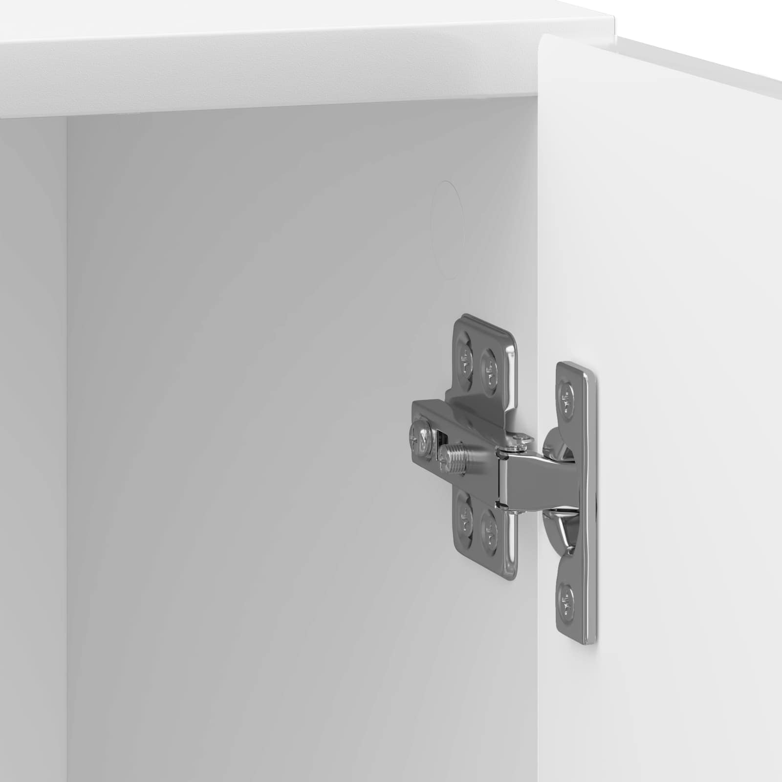 Noční Skříňka 2 Pcs Bílá S Vysokým Leskem 43 X 34,5 X 50 Cm