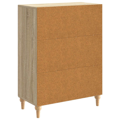 Servírovací Skříň Dub Sonoma 66 X 34,5 X 90 Cm Kompozitní Dřevo