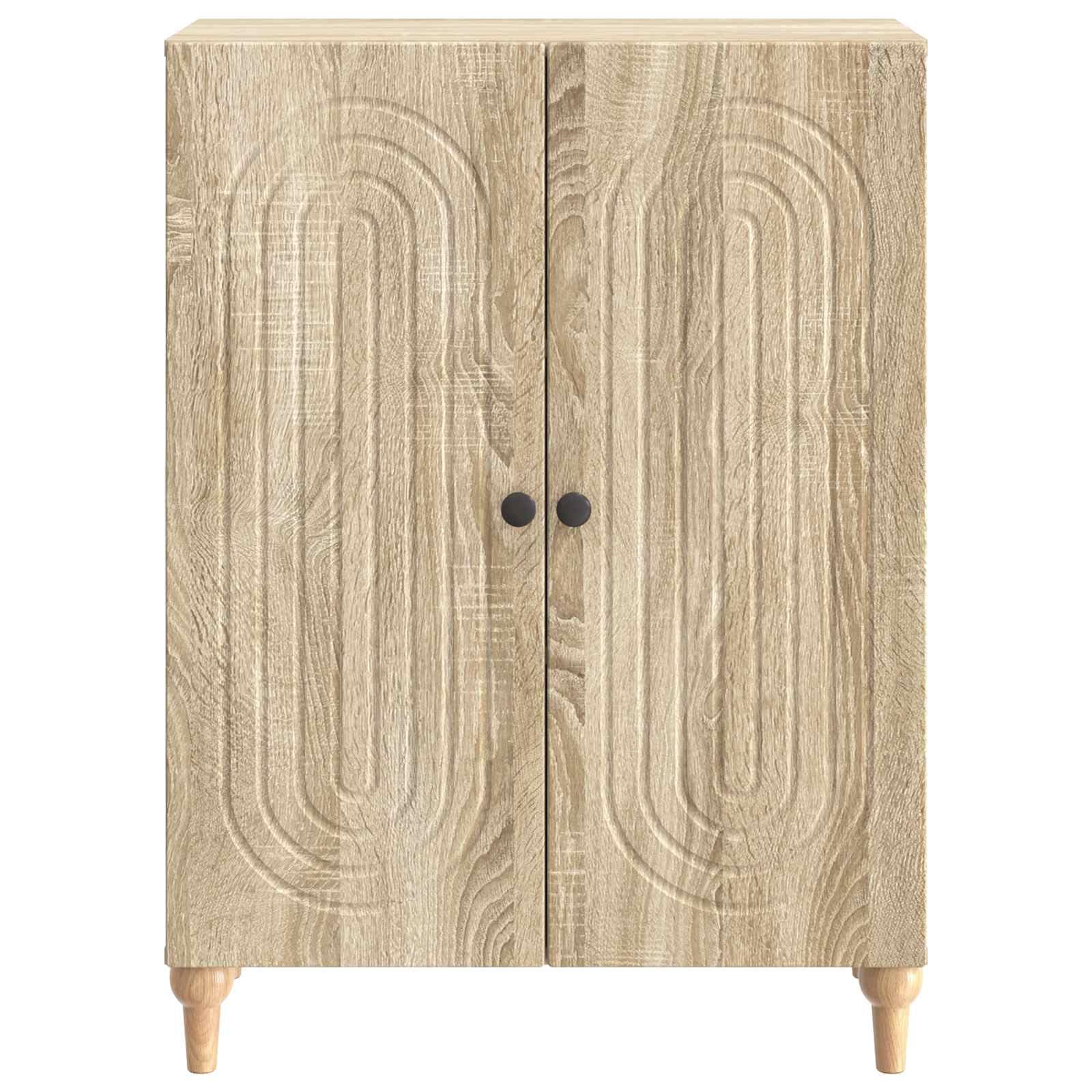 Servírovací Skříň Dub Sonoma 66 X 34,5 X 90 Cm Kompozitní Dřevo