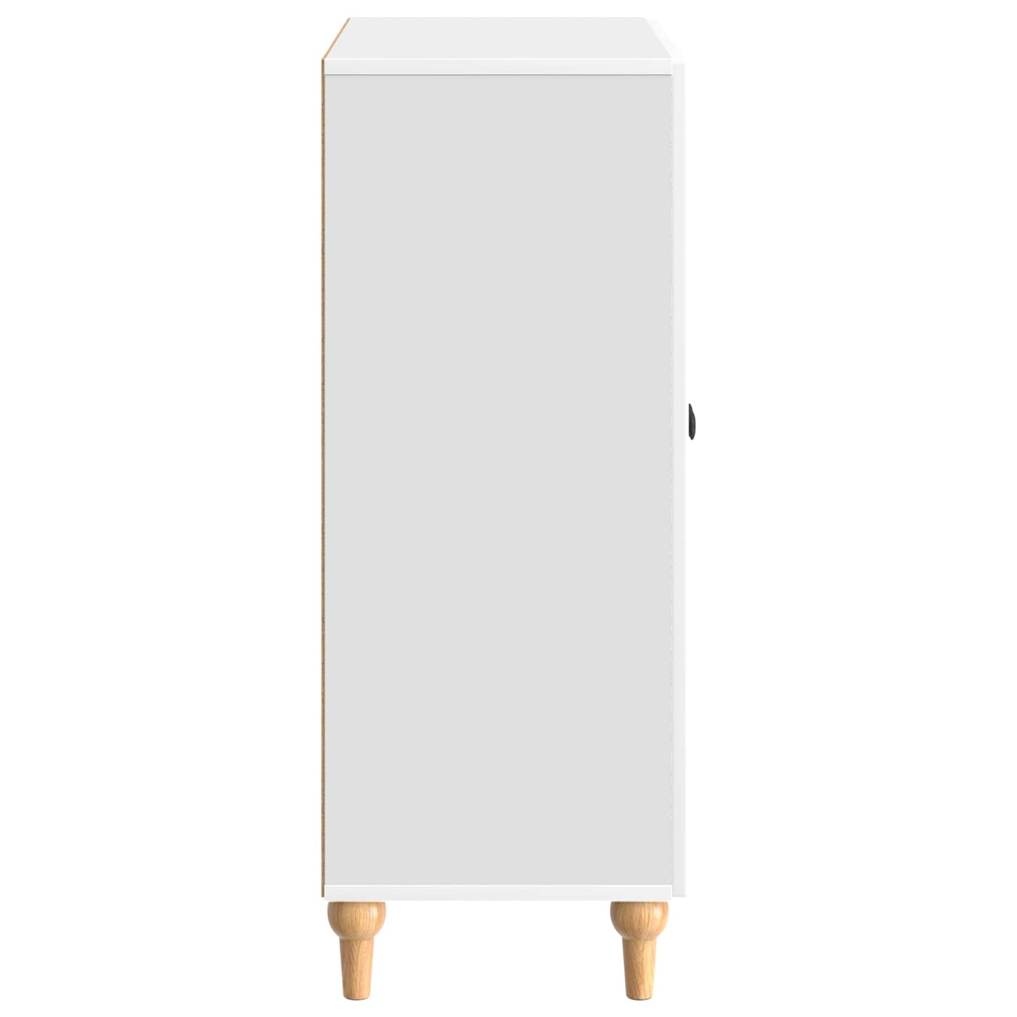 Servírovací Skříň Bílá S Vysokým Leskem 66 X 34,5 X 90 Cm