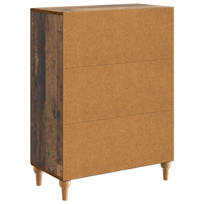Servírovací Skříň Staré Dřevo 66 X 34,5 X 90 Cm