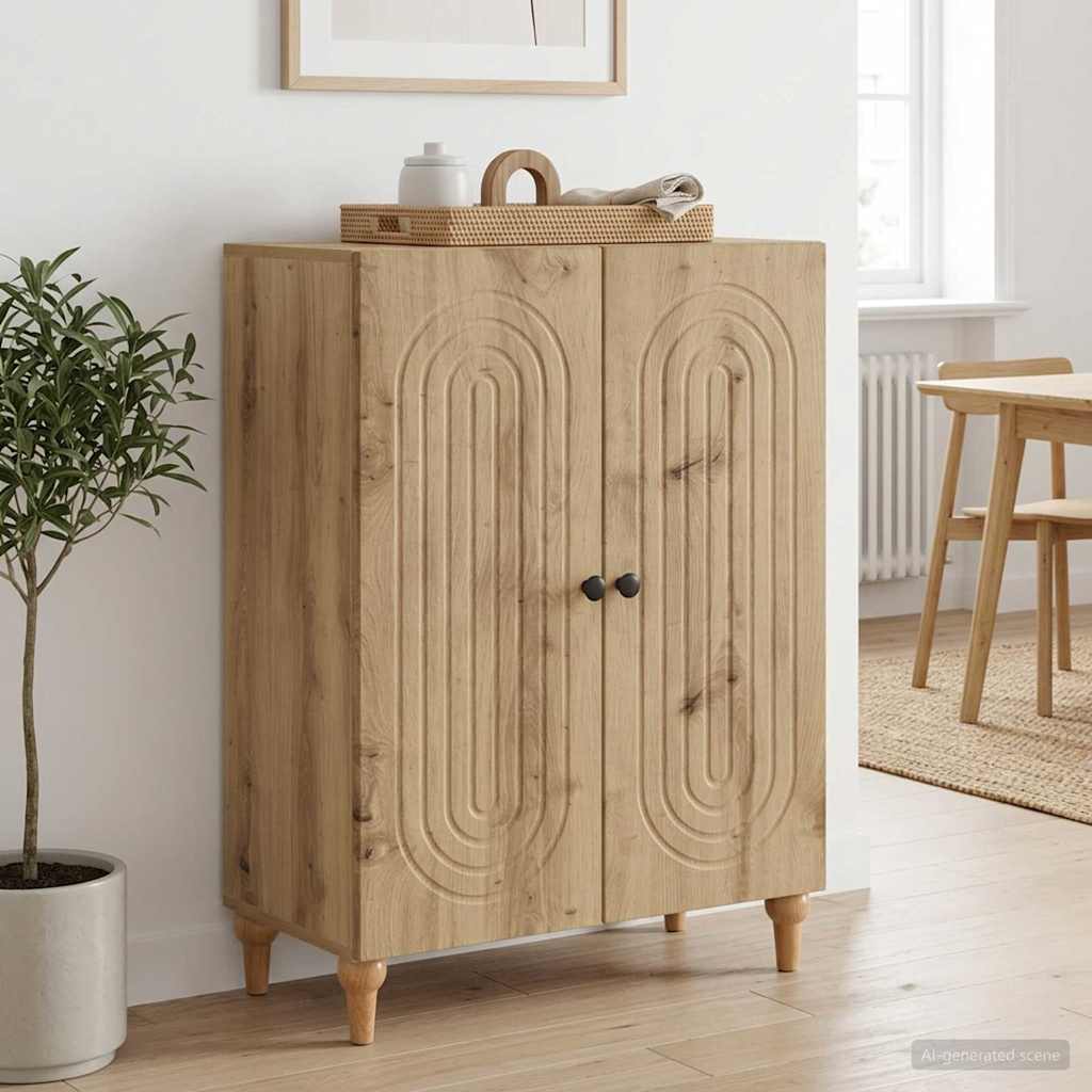 Servírovací Skříň Dub Artisan 66 X 34,5 X 90 Cm