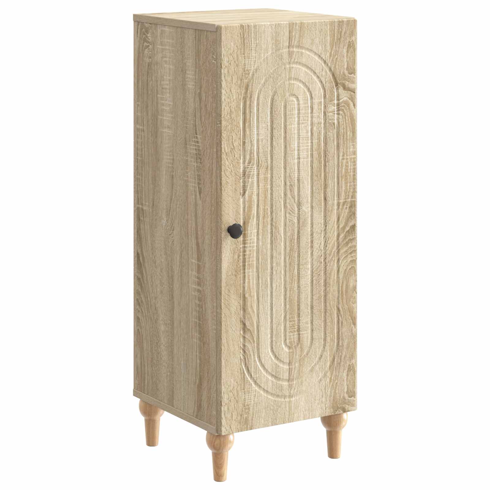 Servírovací Skříň Dub Sonoma 33 X 34,5 X 90 Cm Kompozitní Dřevo