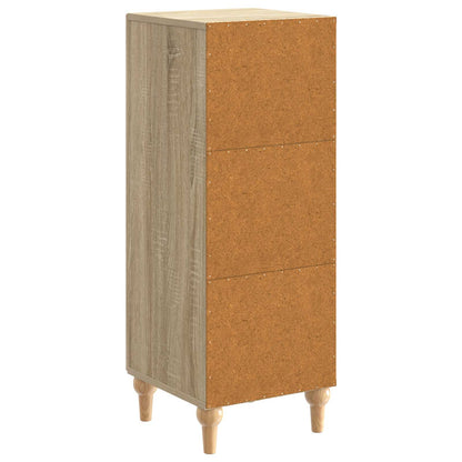 Servírovací Skříň Dub Sonoma 33 X 34,5 X 90 Cm Kompozitní Dřevo