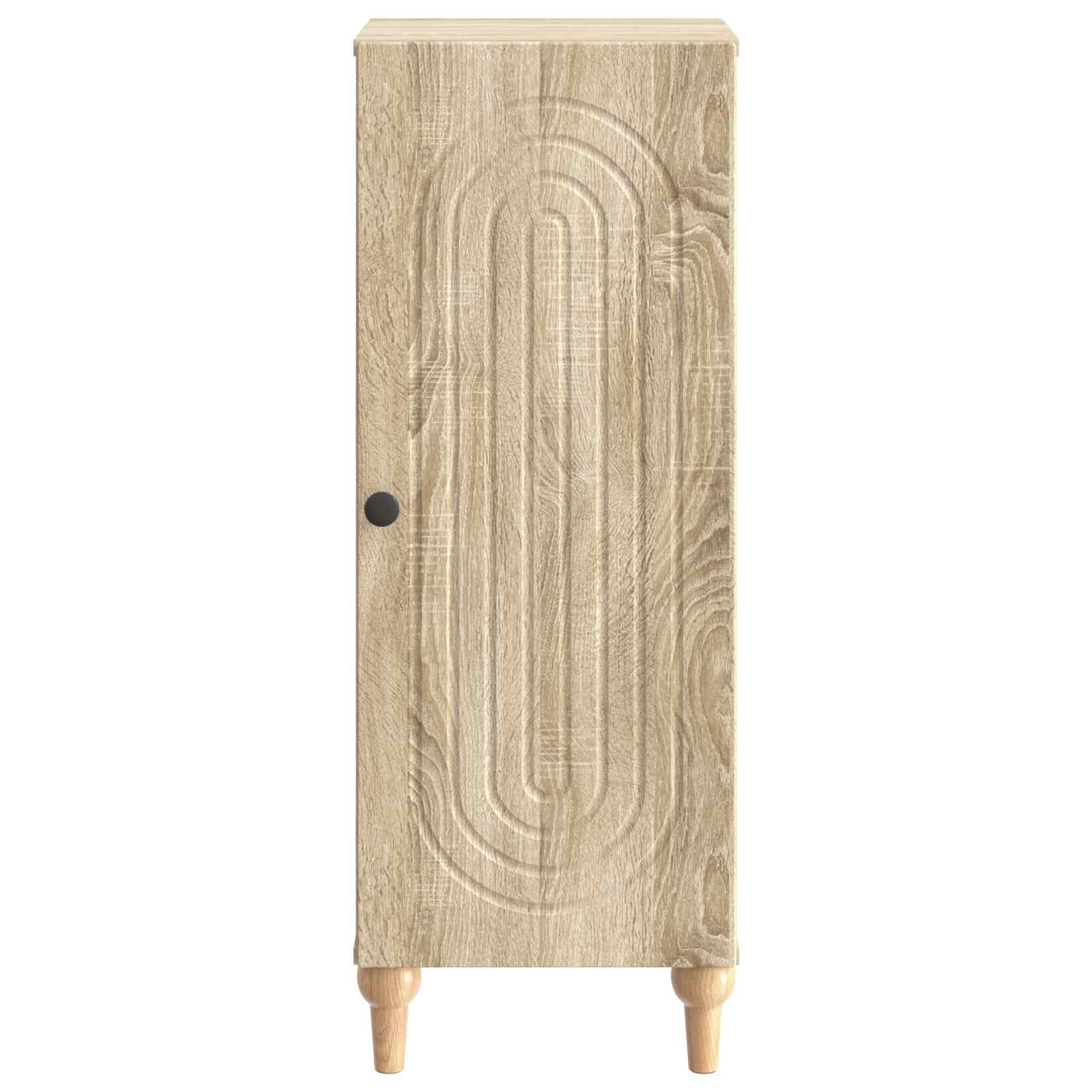Servírovací Skříň Dub Sonoma 33 X 34,5 X 90 Cm Kompozitní Dřevo