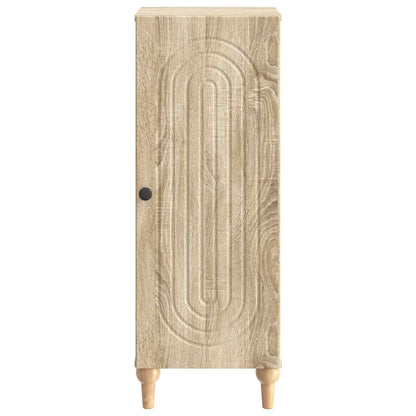 Servírovací Skříň Dub Sonoma 33 X 34,5 X 90 Cm Kompozitní Dřevo