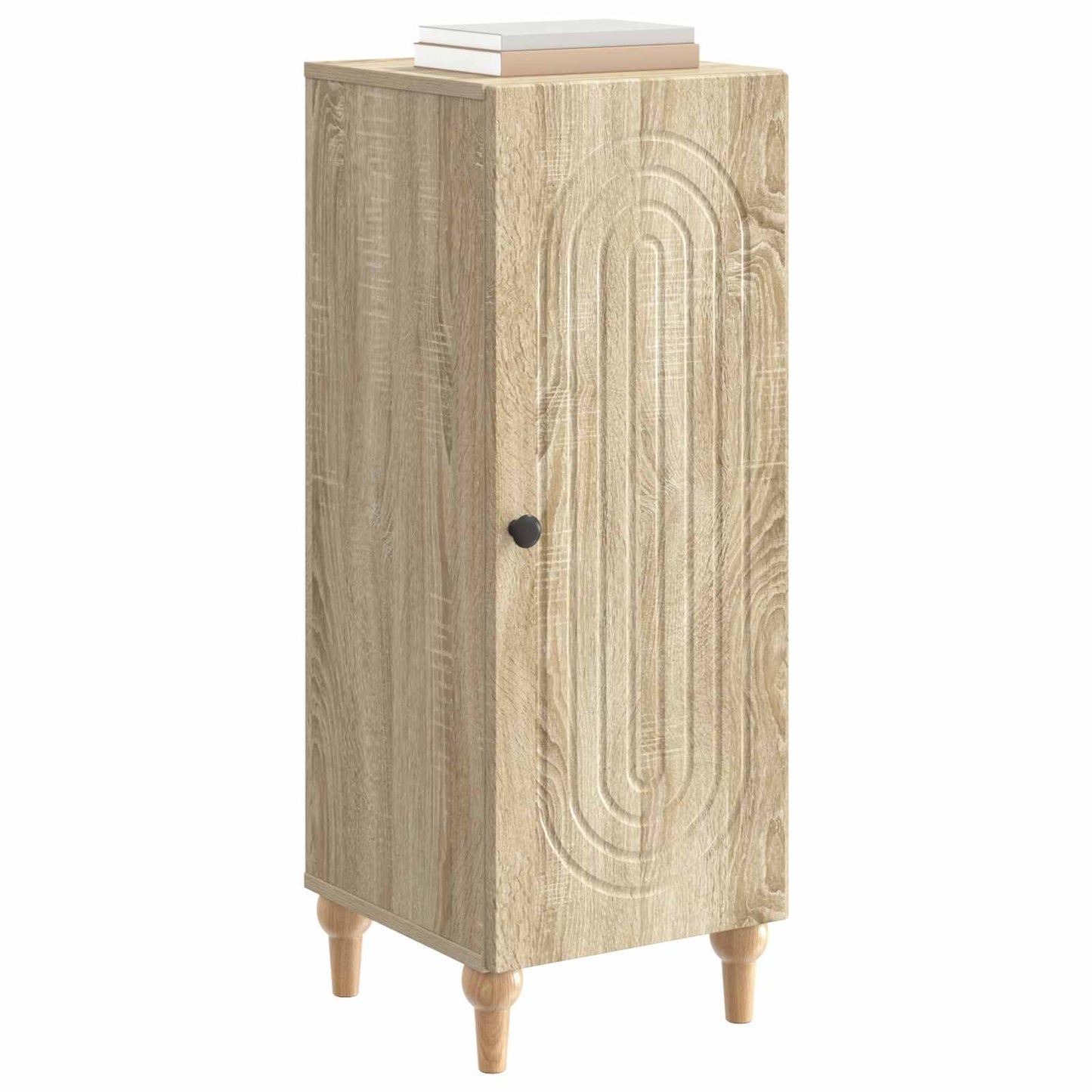 Servírovací Skříň Dub Sonoma 33 X 34,5 X 90 Cm Kompozitní Dřevo