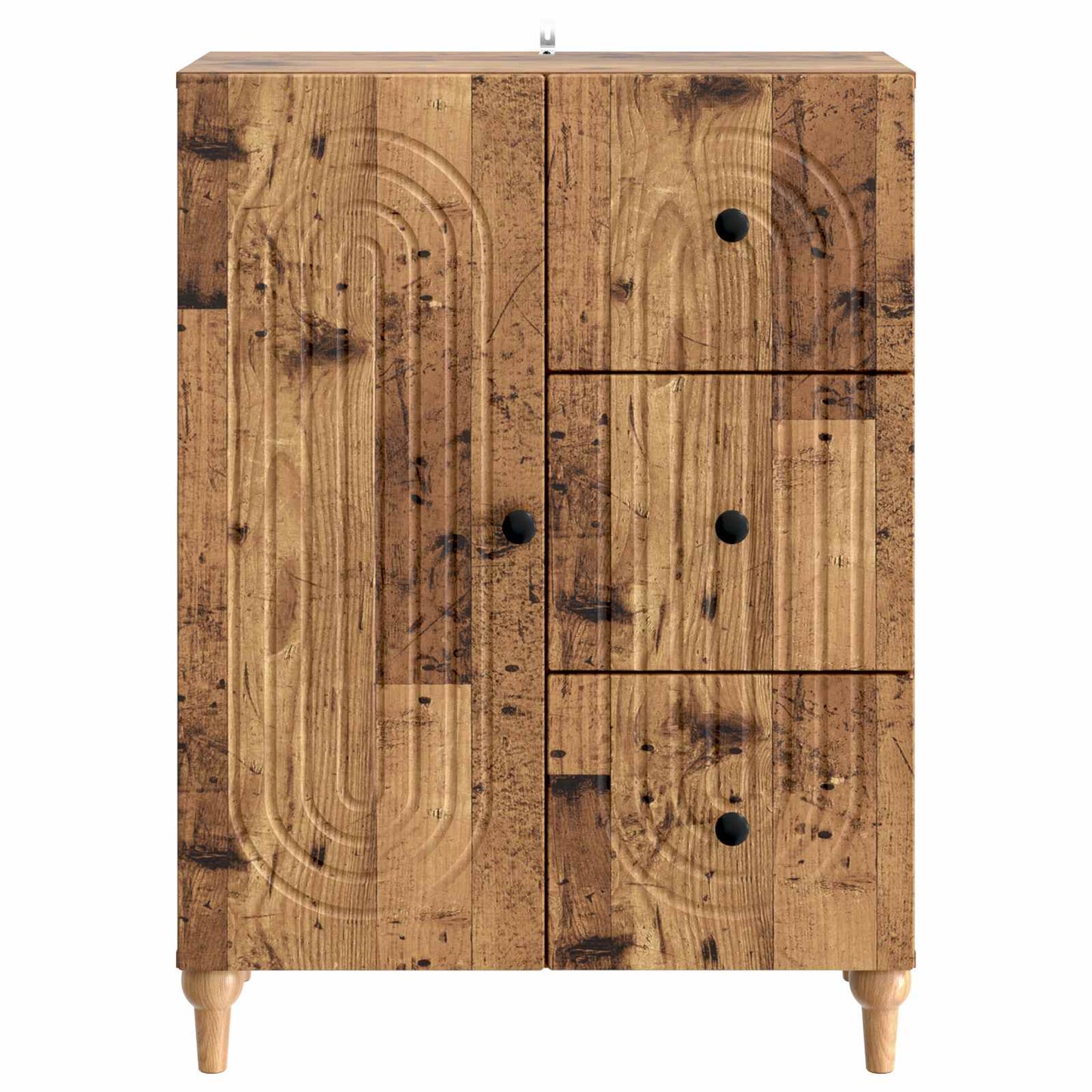 Servírovací Skříň Se Zásuvkou Staré Dřevo 66 X 34,5 X 90 Cm