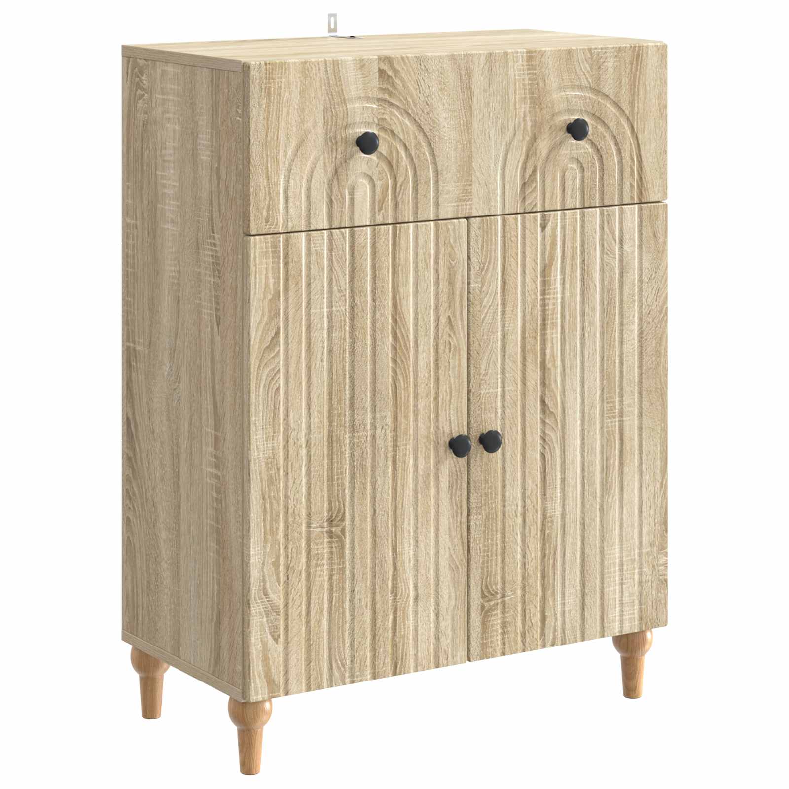 Servírovací Skříň Dub Sonoma 66 X 34,5 X 90 Cm Kompozitní Dřevo