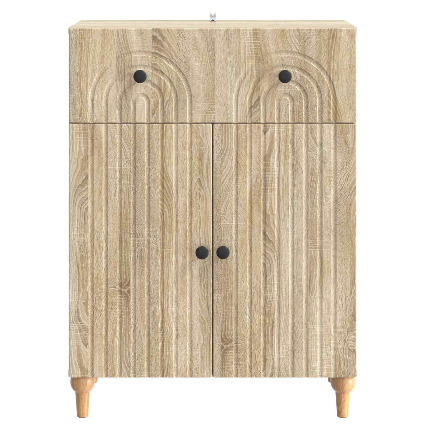 Servírovací Skříň Dub Sonoma 66 X 34,5 X 90 Cm Kompozitní Dřevo