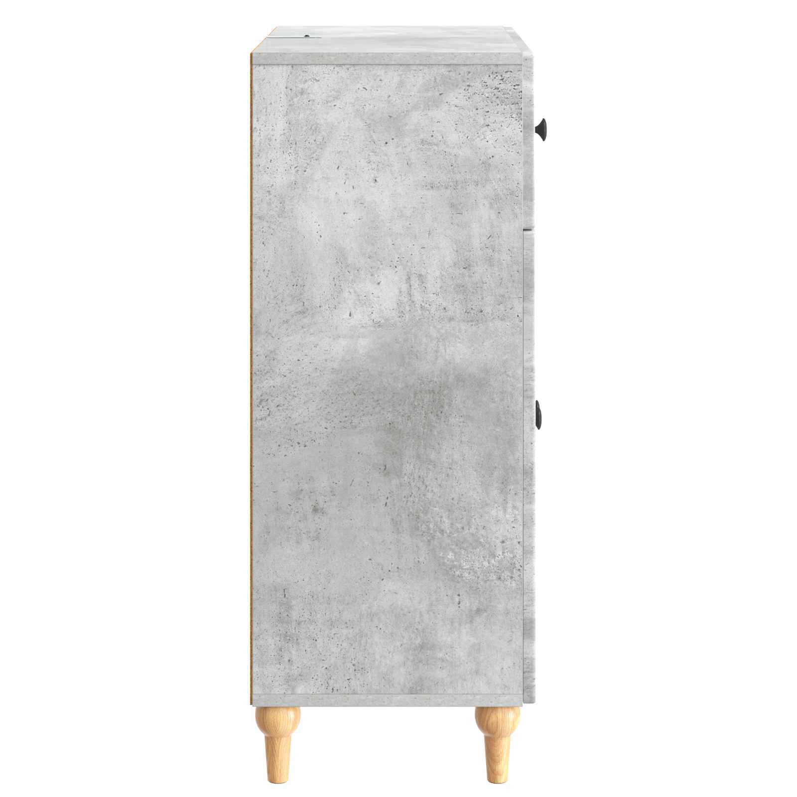 Servírovací Skříň Se Zásuvkou Betonově Šedá 66 X 34,5 X 90 Cm
