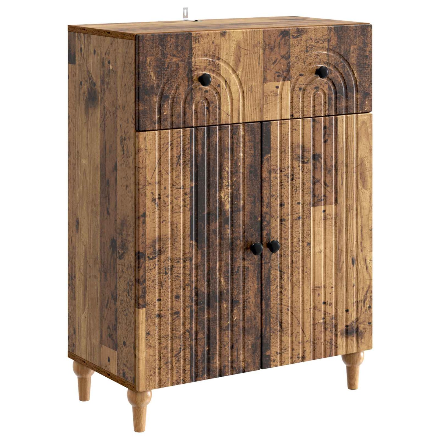 Servírovací Skříň Se Zásuvkou Staré Dřevo 66 X 34,5 X 90 Cm
