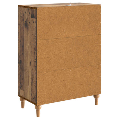 Servírovací Skříň Se Zásuvkou Staré Dřevo 66 X 34,5 X 90 Cm