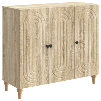 Servírovací Skříň Dub Sonoma 89 X 34,5 X 80 Cm Kompozitní Dřevo