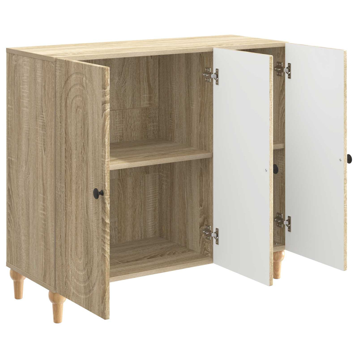 Servírovací Skříň Dub Sonoma 89 X 34,5 X 80 Cm Kompozitní Dřevo