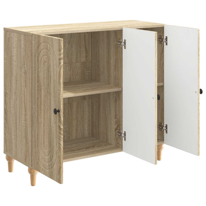 Servírovací Skříň Dub Sonoma 89 X 34,5 X 80 Cm Kompozitní Dřevo