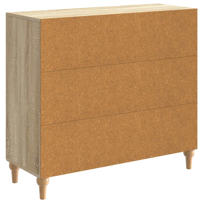 Servírovací Skříň Dub Sonoma 89 X 34,5 X 80 Cm Kompozitní Dřevo