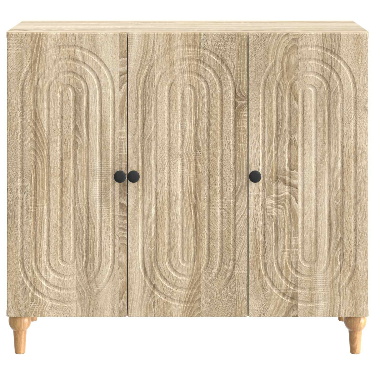 Servírovací Skříň Dub Sonoma 89 X 34,5 X 80 Cm Kompozitní Dřevo