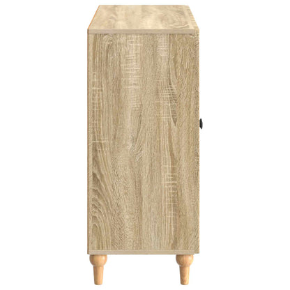 Servírovací Skříň Dub Sonoma 89 X 34,5 X 80 Cm Kompozitní Dřevo