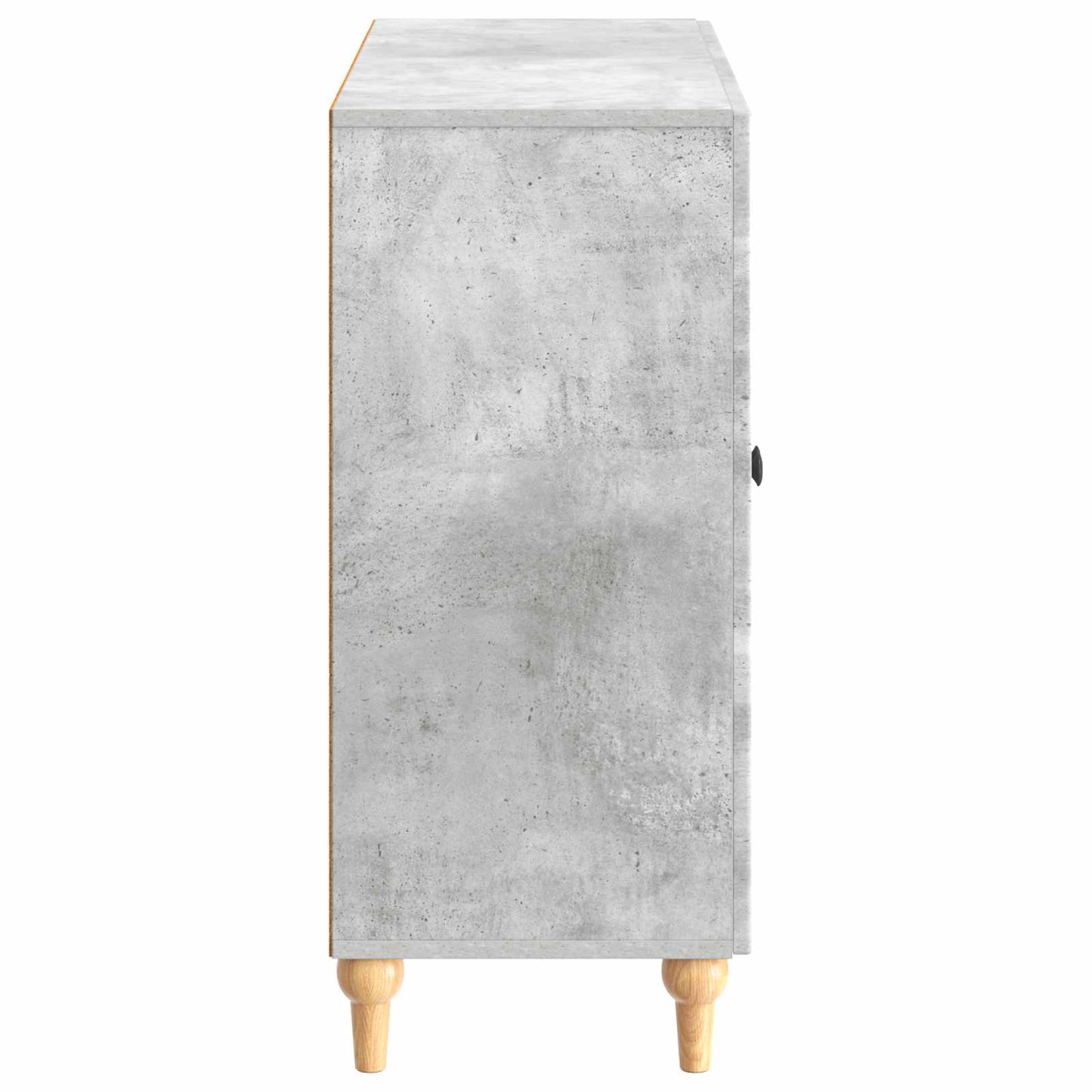 Servírovací Skříň Betonově Šedá 89 X 34,5 X 80 Cm
