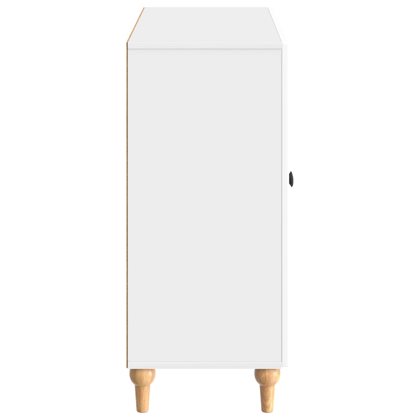 Servírovací Skříň Bílá S Vysokým Leskem 89 X 34,5 X 80 Cm