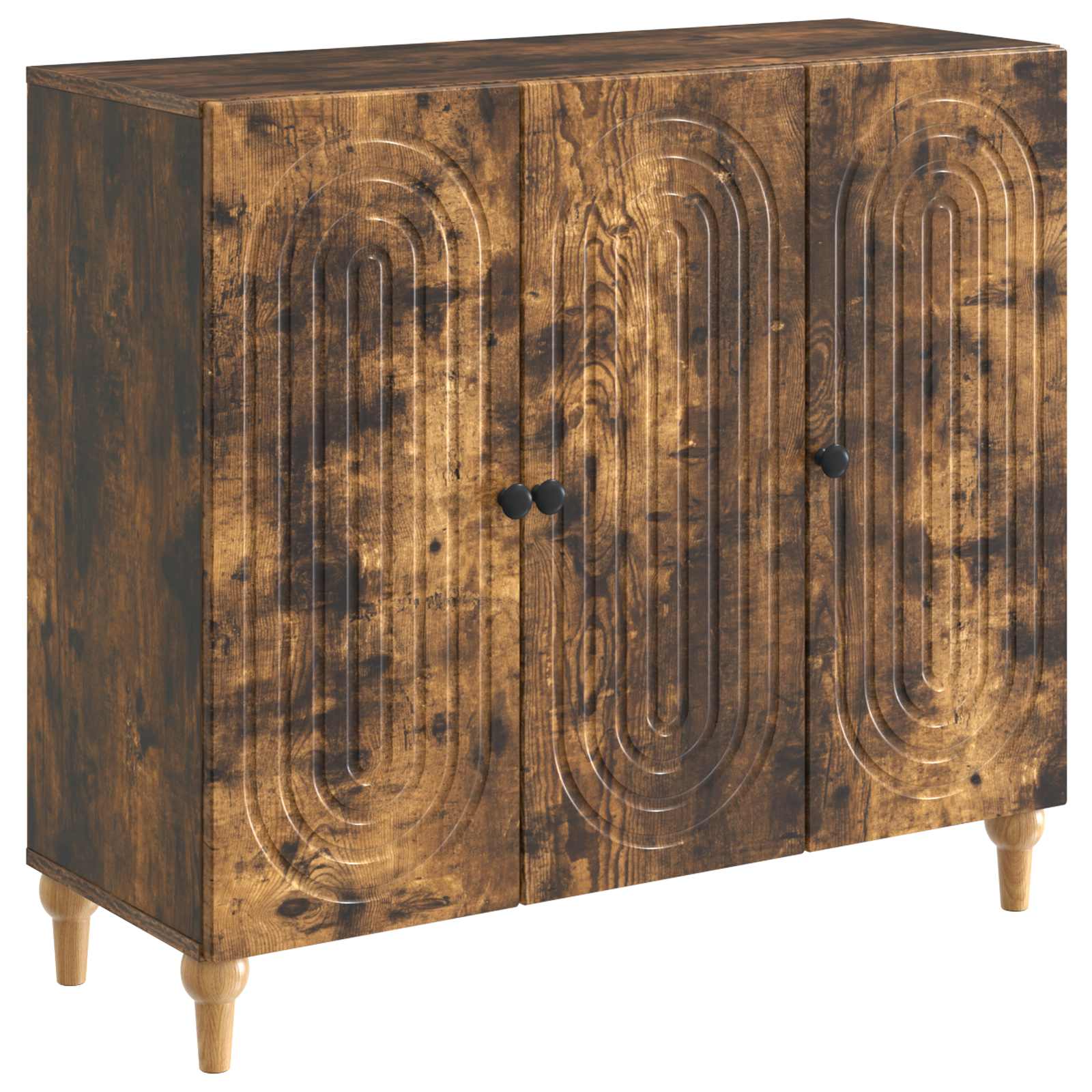 Servírovací Skříň Kouřový Dub 89 X 34,5 X 80 Cm
