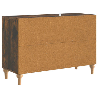 Televizní Skříň Kouřový Dub 89 X 34,5 X 60 Cm Kompozitní Dřevo
