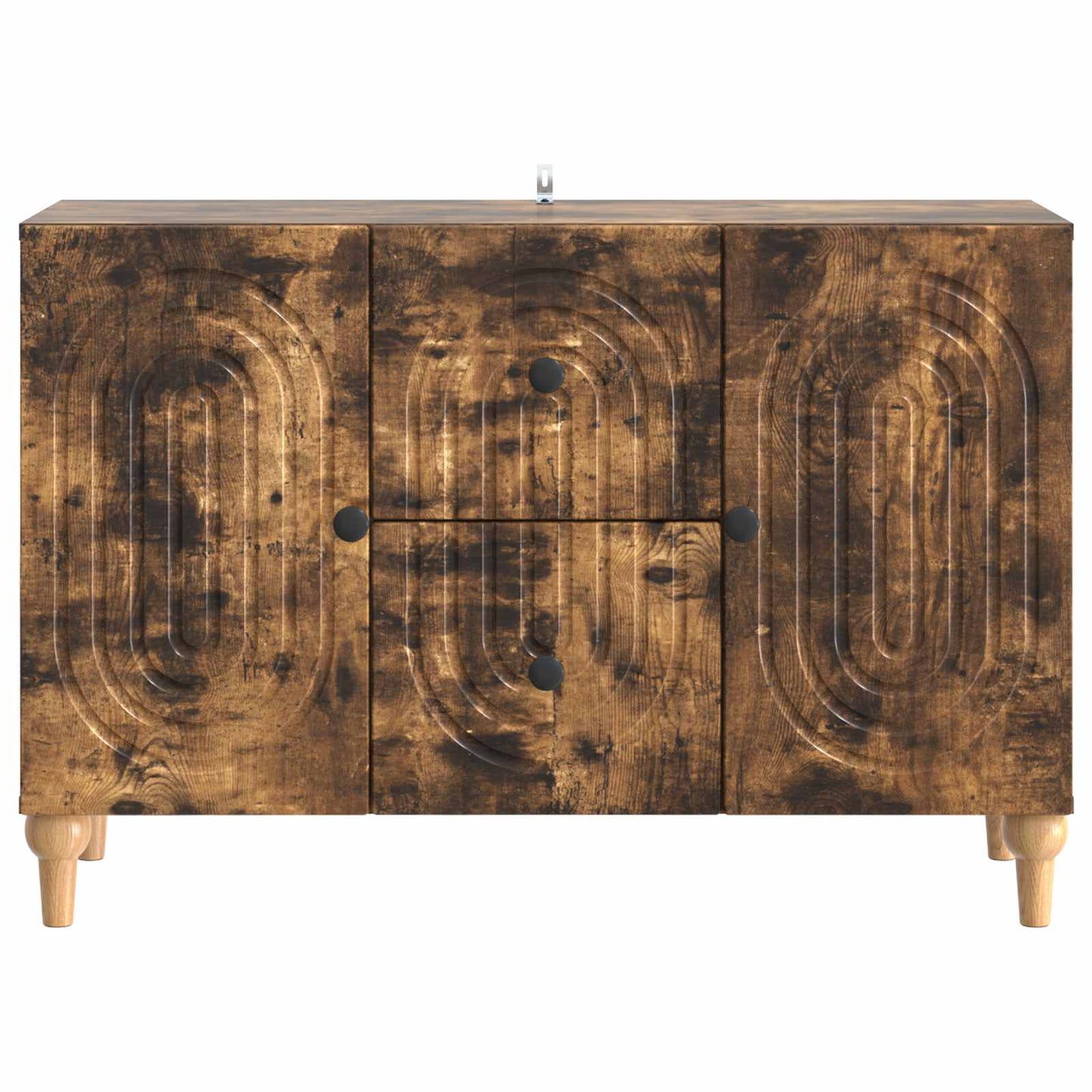 Televizní Skříň Kouřový Dub 89 X 34,5 X 60 Cm Kompozitní Dřevo