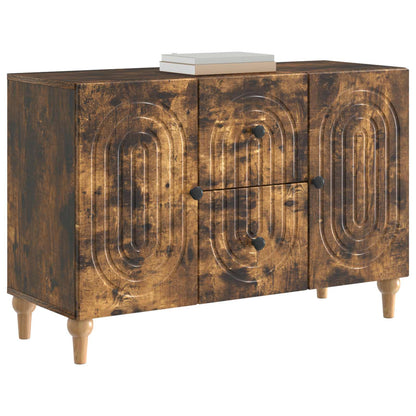 Televizní Skříň Kouřový Dub 89 X 34,5 X 60 Cm Kompozitní Dřevo