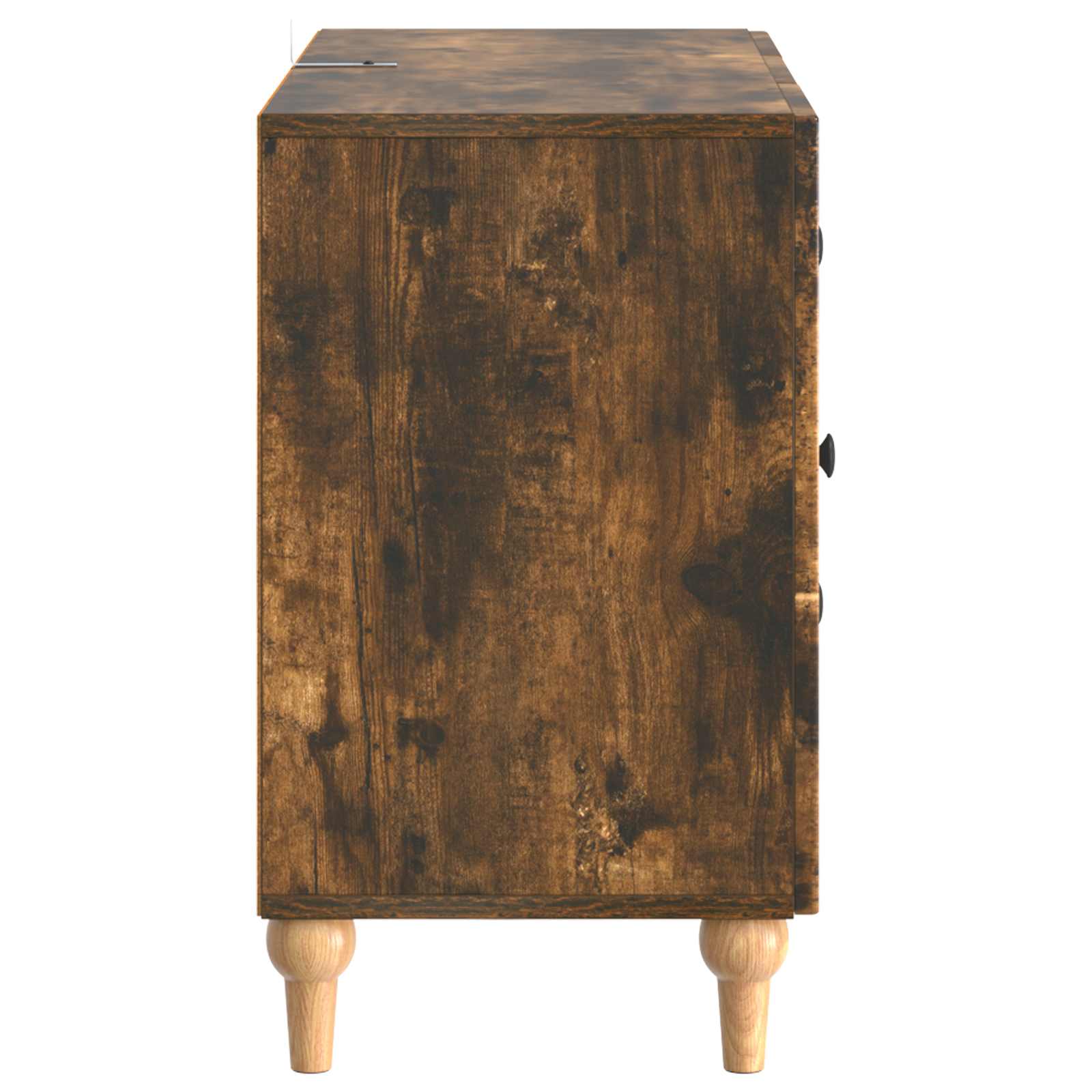 Televizní Skříň Kouřový Dub 89 X 34,5 X 60 Cm Kompozitní Dřevo