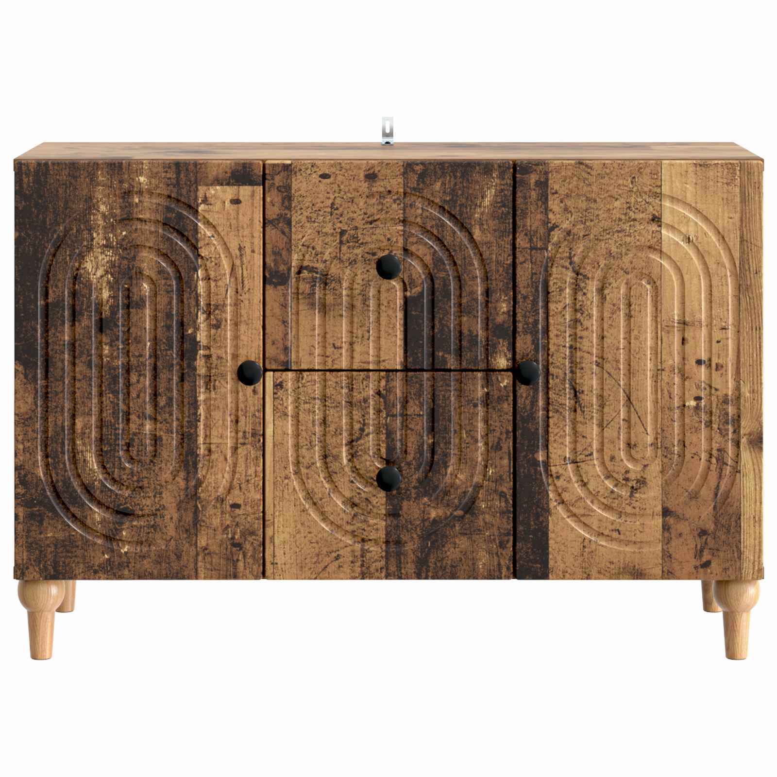 Televizní Skříň Staré Dřevo 89 X 34,5 X 60 Cm Kompozitní Dřevo