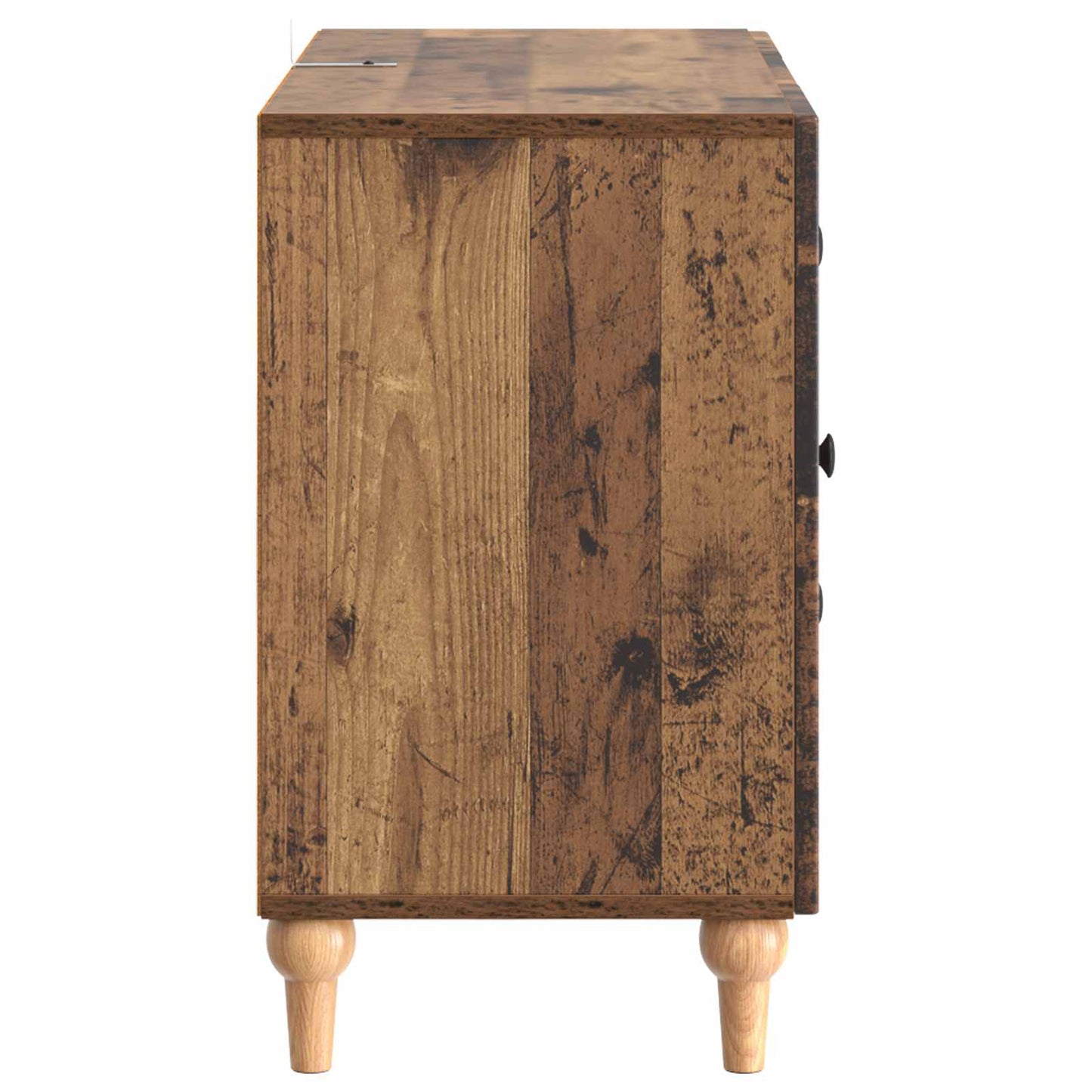 Televizní Skříň Staré Dřevo 89 X 34,5 X 60 Cm Kompozitní Dřevo