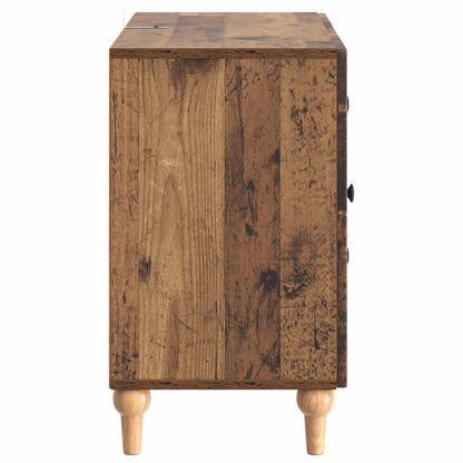 Televizní Skříň Staré Dřevo 89 X 34,5 X 60 Cm Kompozitní Dřevo