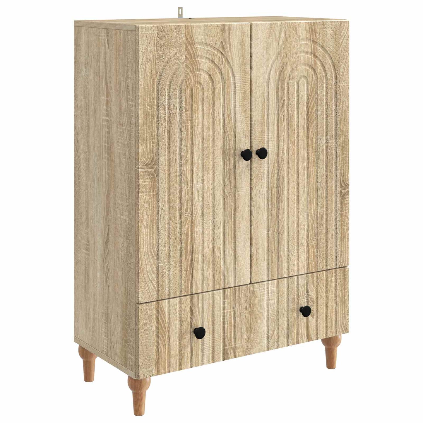 Servírovací Skříň Dub Sonoma 66 X 34,5 X 95 Cm Kompozitní Dřevo