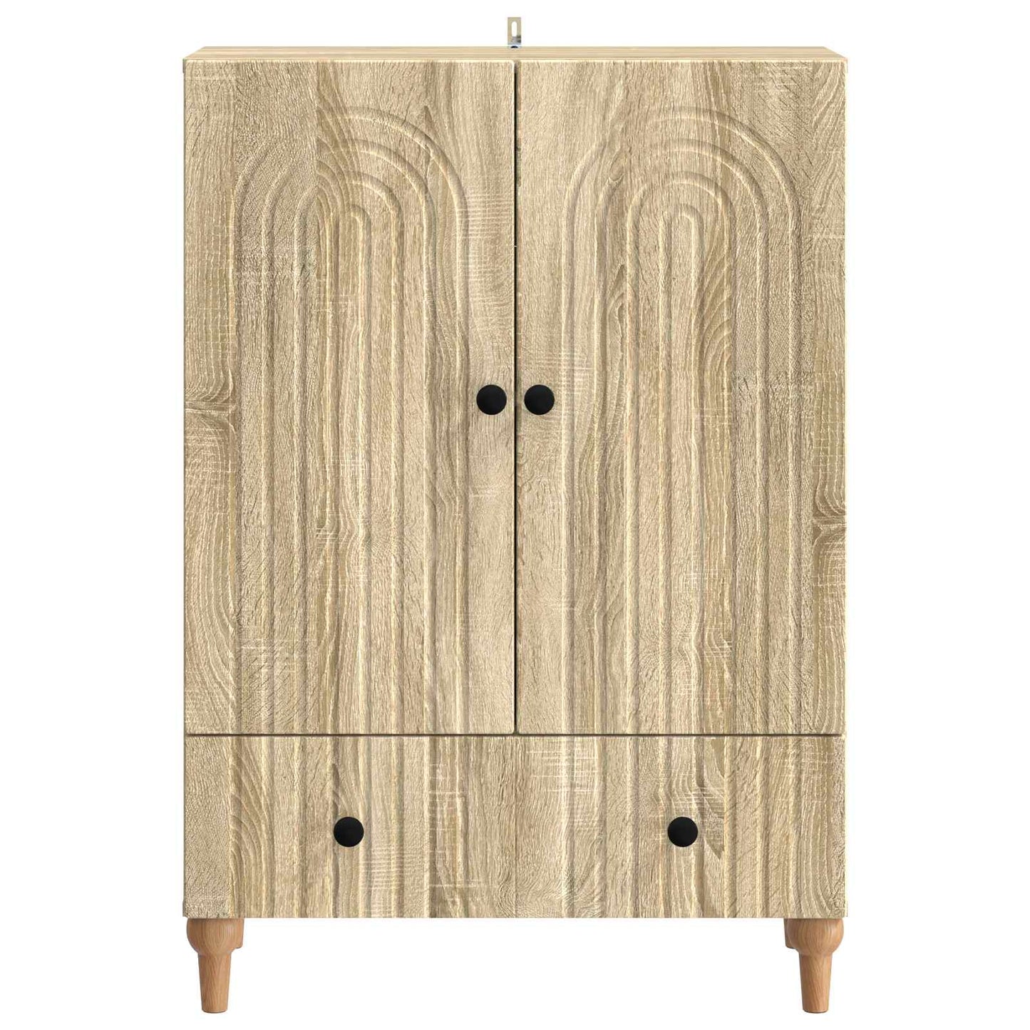 Servírovací Skříň Dub Sonoma 66 X 34,5 X 95 Cm Kompozitní Dřevo