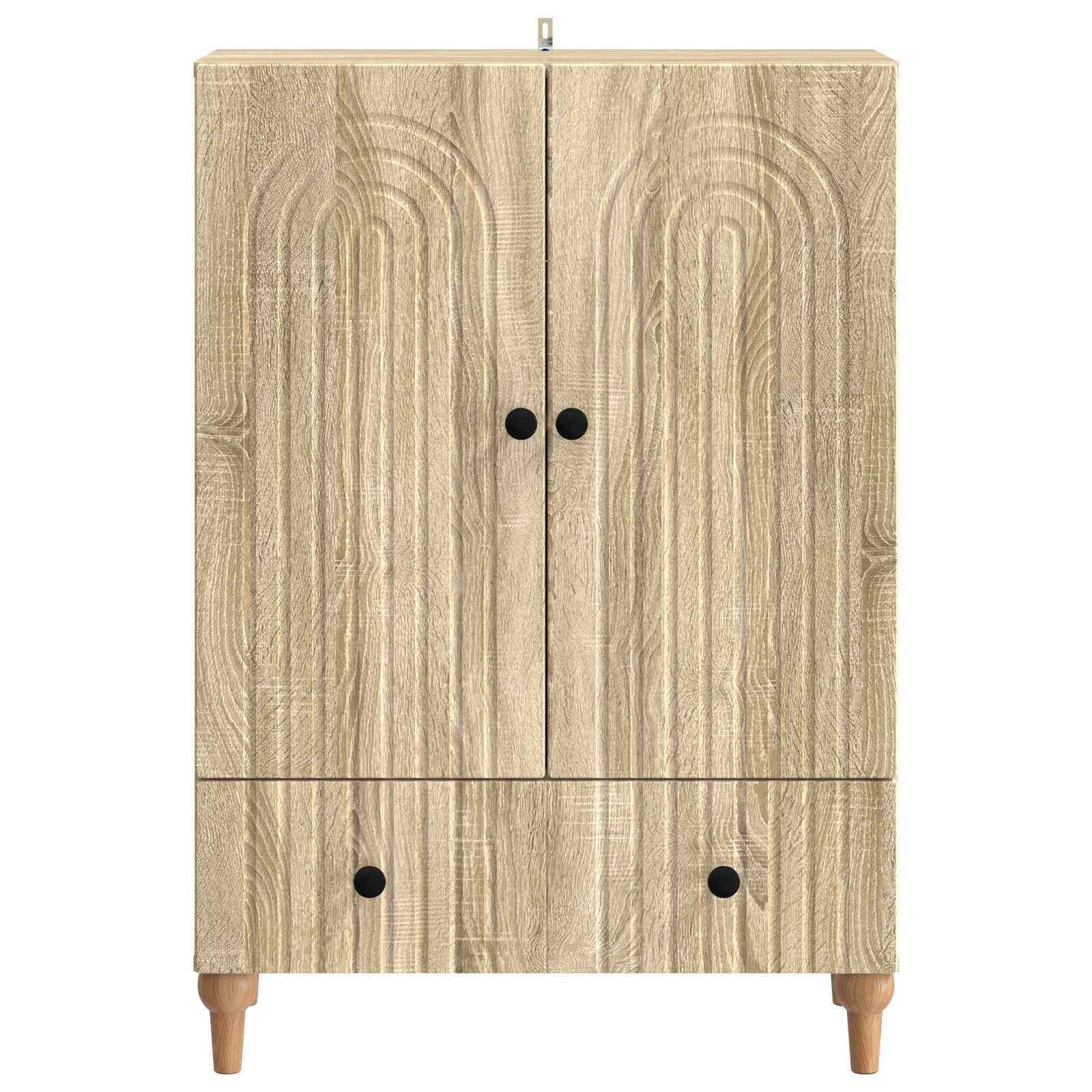 Servírovací Skříň Dub Sonoma 66 X 34,5 X 95 Cm Kompozitní Dřevo