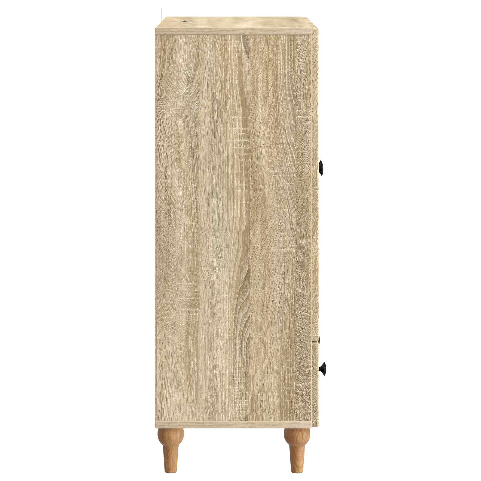 Servírovací Skříň Dub Sonoma 66 X 34,5 X 95 Cm Kompozitní Dřevo