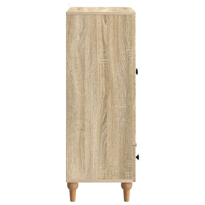 Servírovací Skříň Dub Sonoma 66 X 34,5 X 95 Cm Kompozitní Dřevo