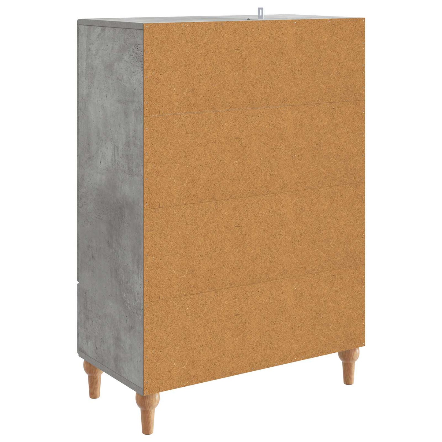 Servírovací Skříň Se Zásuvkou Betonově Šedá 66 X 34,5 X 95 Cm