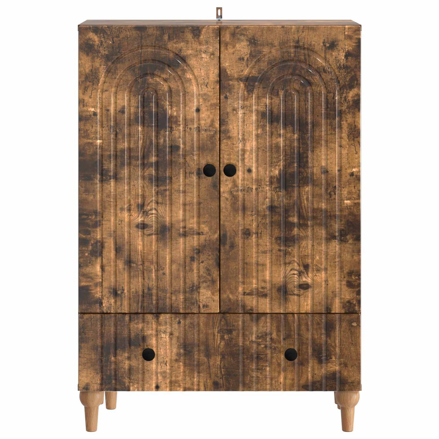 Servírovací Skříň Se Zásuvkou Kouřový Dub 66 X 34,5 X 95 Cm