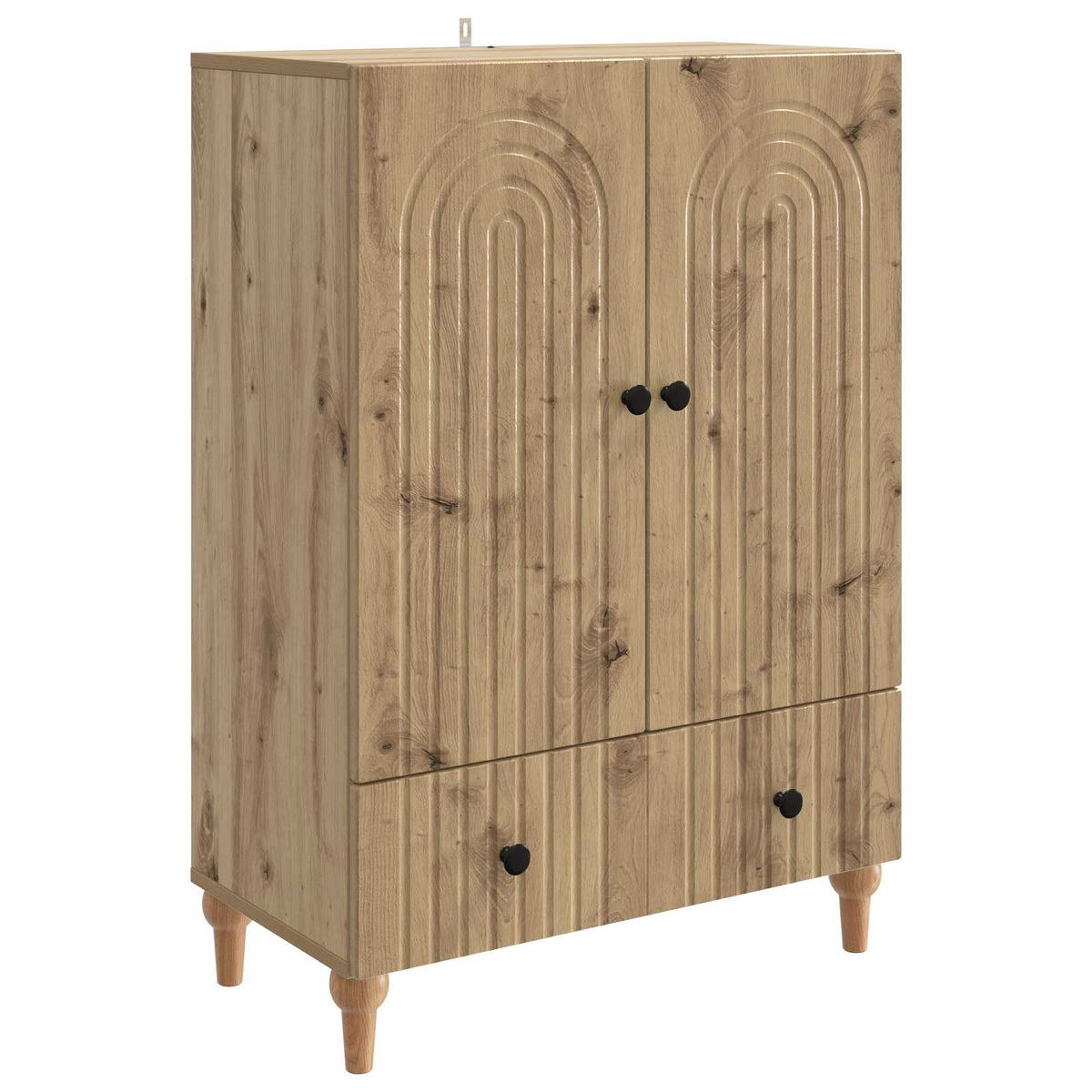 Servírovací Skříň Dub Artisan 66 X 34,5 X 95 Cm