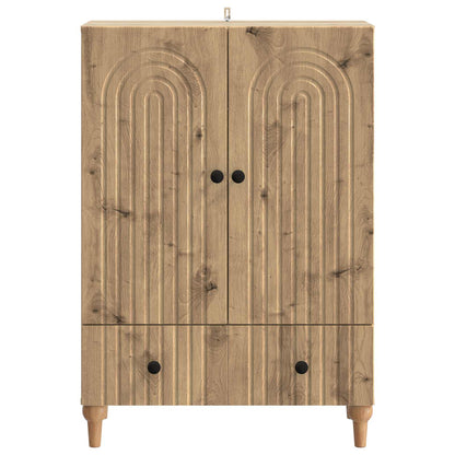 Servírovací Skříň Dub Artisan 66 X 34,5 X 95 Cm