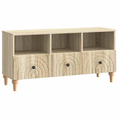 Televizní Skříň Sonoma Dub 102 X 34,5 X 50 Cm Dřevěný Materiál