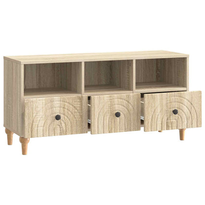 Televizní Skříň Sonoma Dub 102 X 34,5 X 50 Cm Dřevěný Materiál