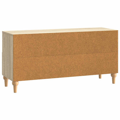 Televizní Skříň Sonoma Dub 102 X 34,5 X 50 Cm Dřevěný Materiál
