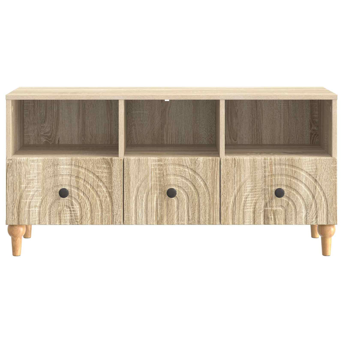 Televizní Skříň Sonoma Dub 102 X 34,5 X 50 Cm Dřevěný Materiál