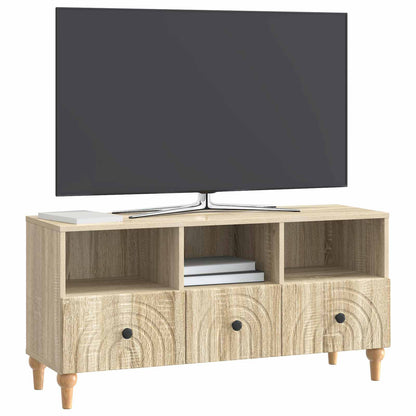 Televizní Skříň Sonoma Dub 102 X 34,5 X 50 Cm Dřevěný Materiál