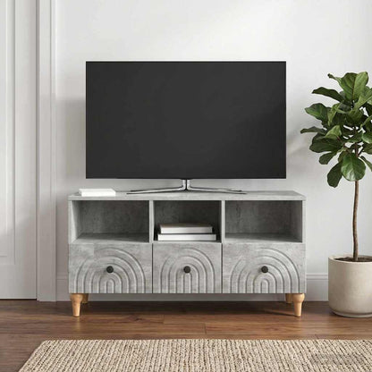 Televizní Skříň Betonově Šedá 102 X 34,5 X 50 Cm